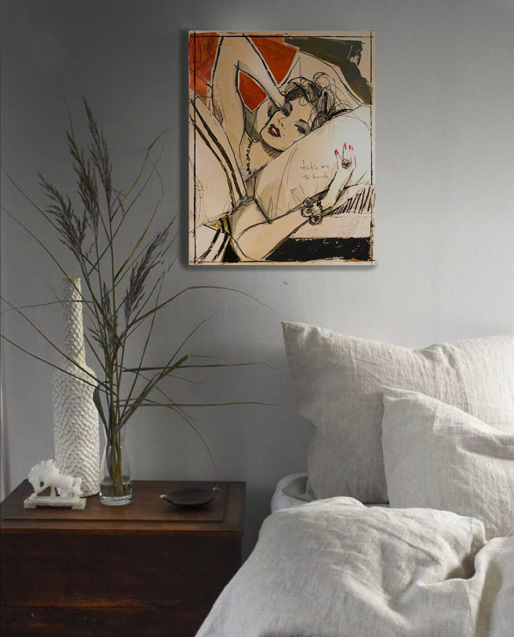 Take me to Brunch Original Painting