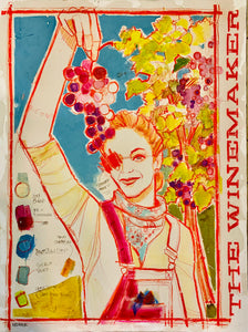 The Winemaker Original Painting
