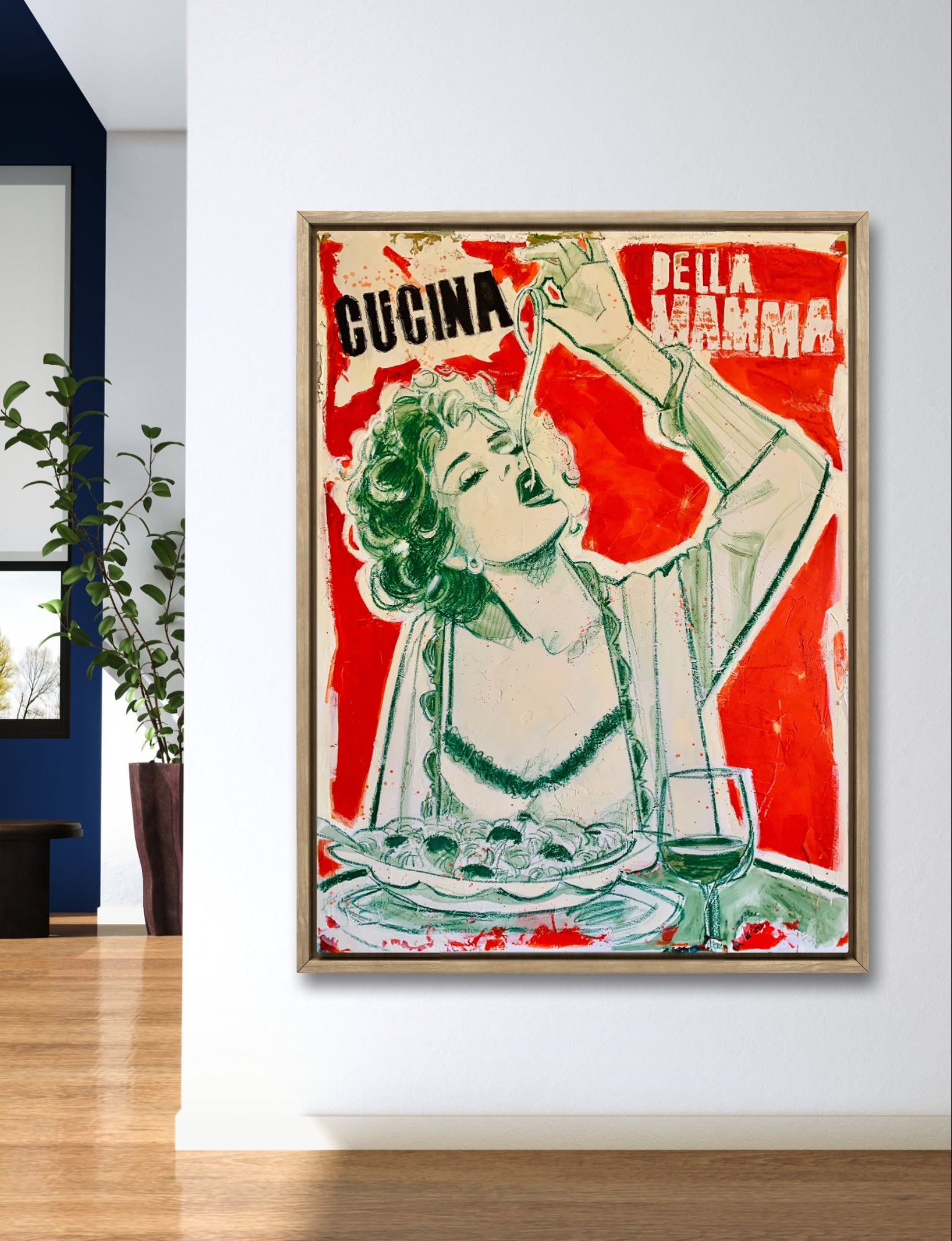 Mamma’s Cookin Original Painting