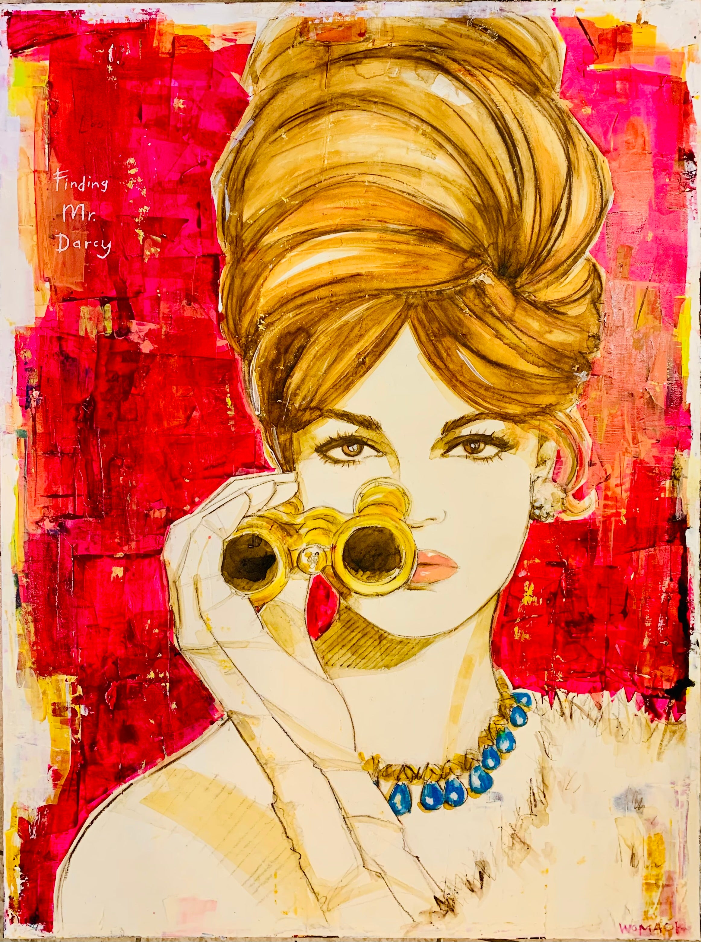 SOLD Finding Mr.Darcy Original Painting