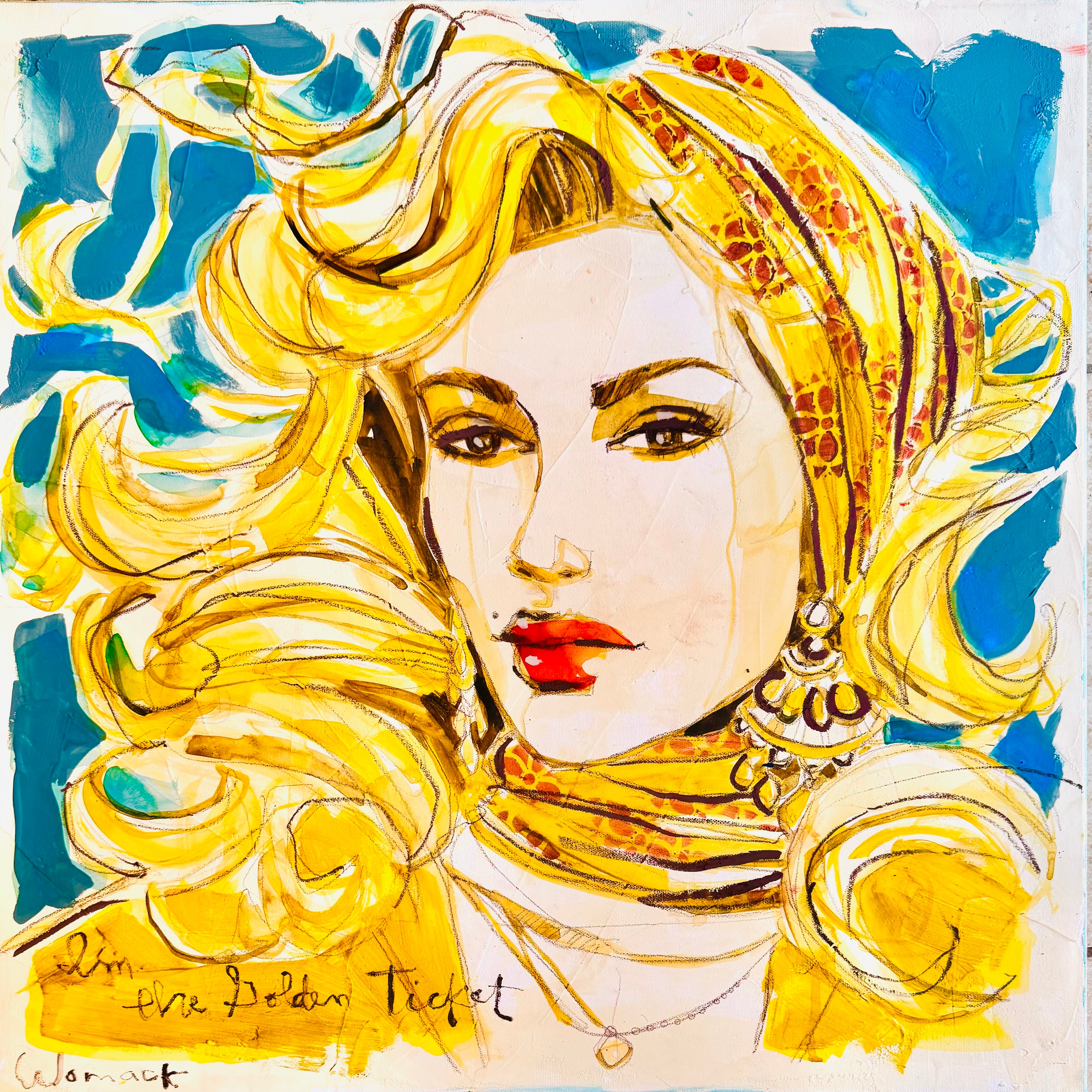I’m The Golden Ticket Original Painting