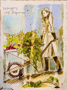 SOLD Eat Your Vegetables Original Painting