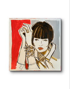 Mostly Underwhelmed Original Painting