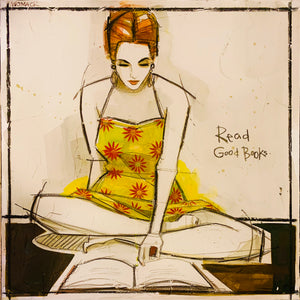 Read Good Books Original Painting