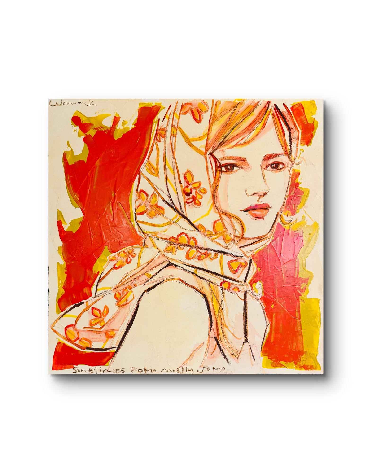 Sometimes FOMO, Mostly JOMO Original Painting