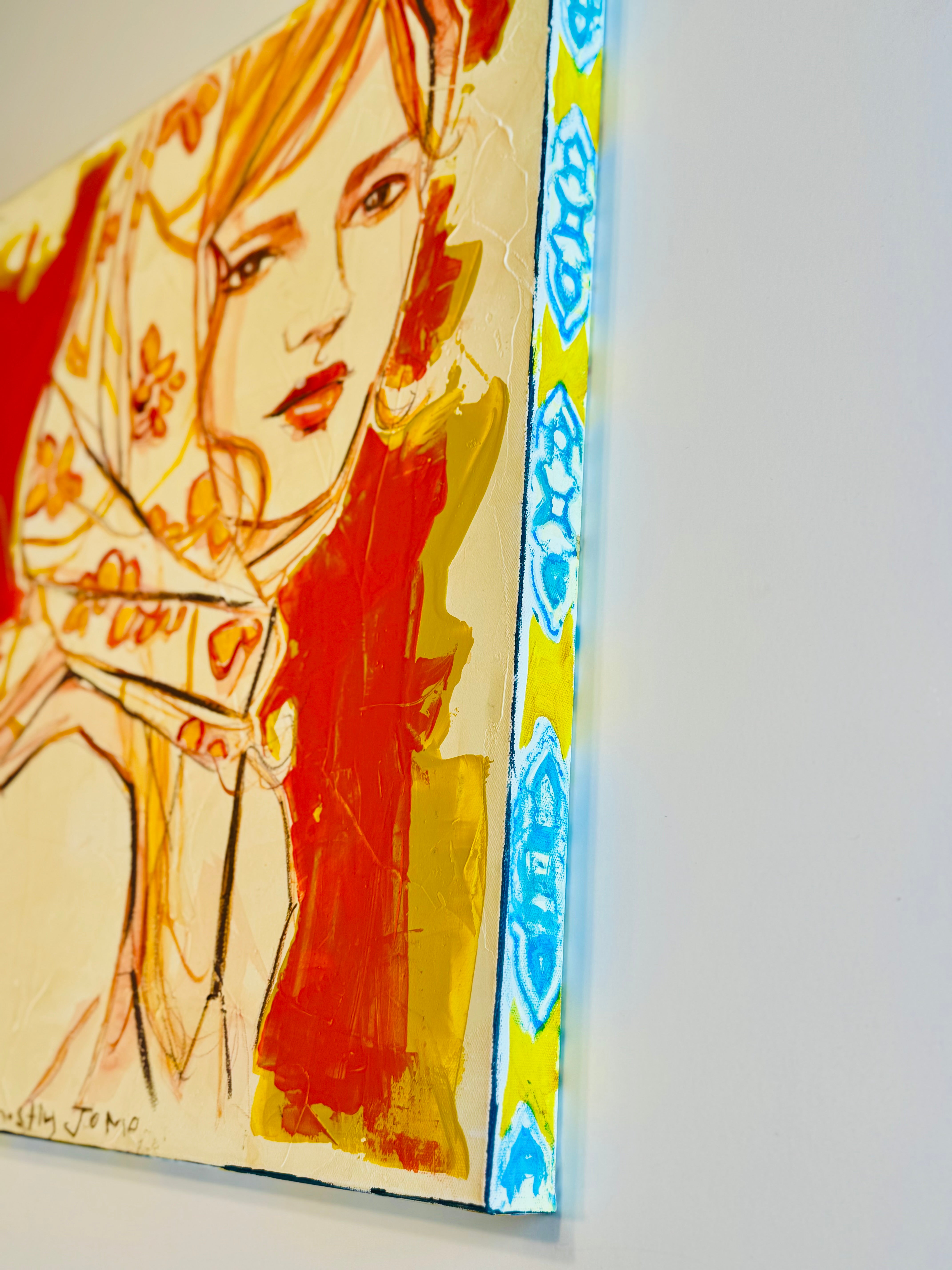 Sometimes FOMO, Mostly JOMO Original Painting