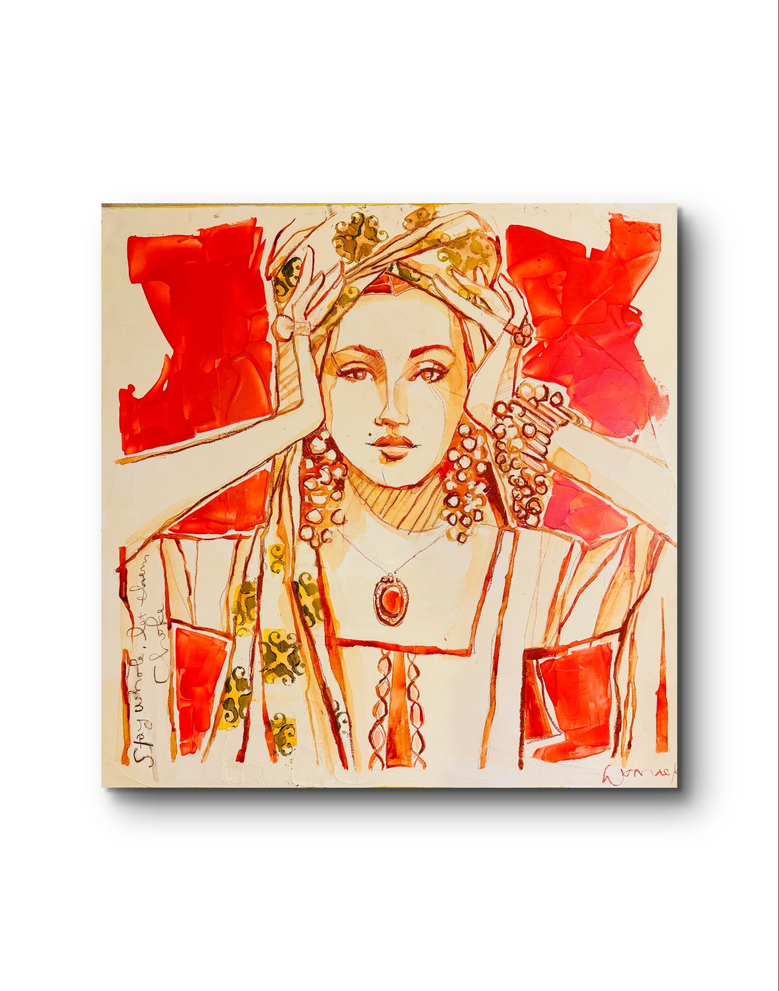Stay Whole, Let Them Choke Original Painting