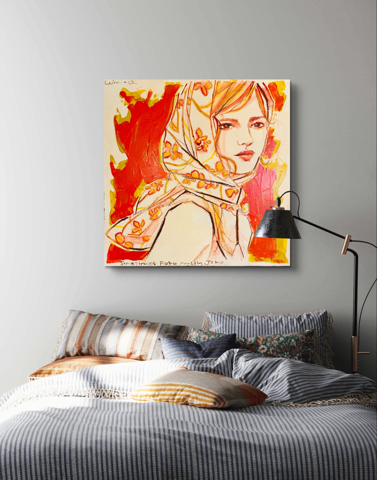 Sometimes FOMO, Mostly JOMO Original Painting