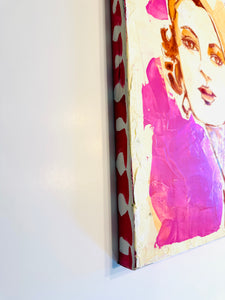 America is My Country, Paris is My Hometown Original Painting