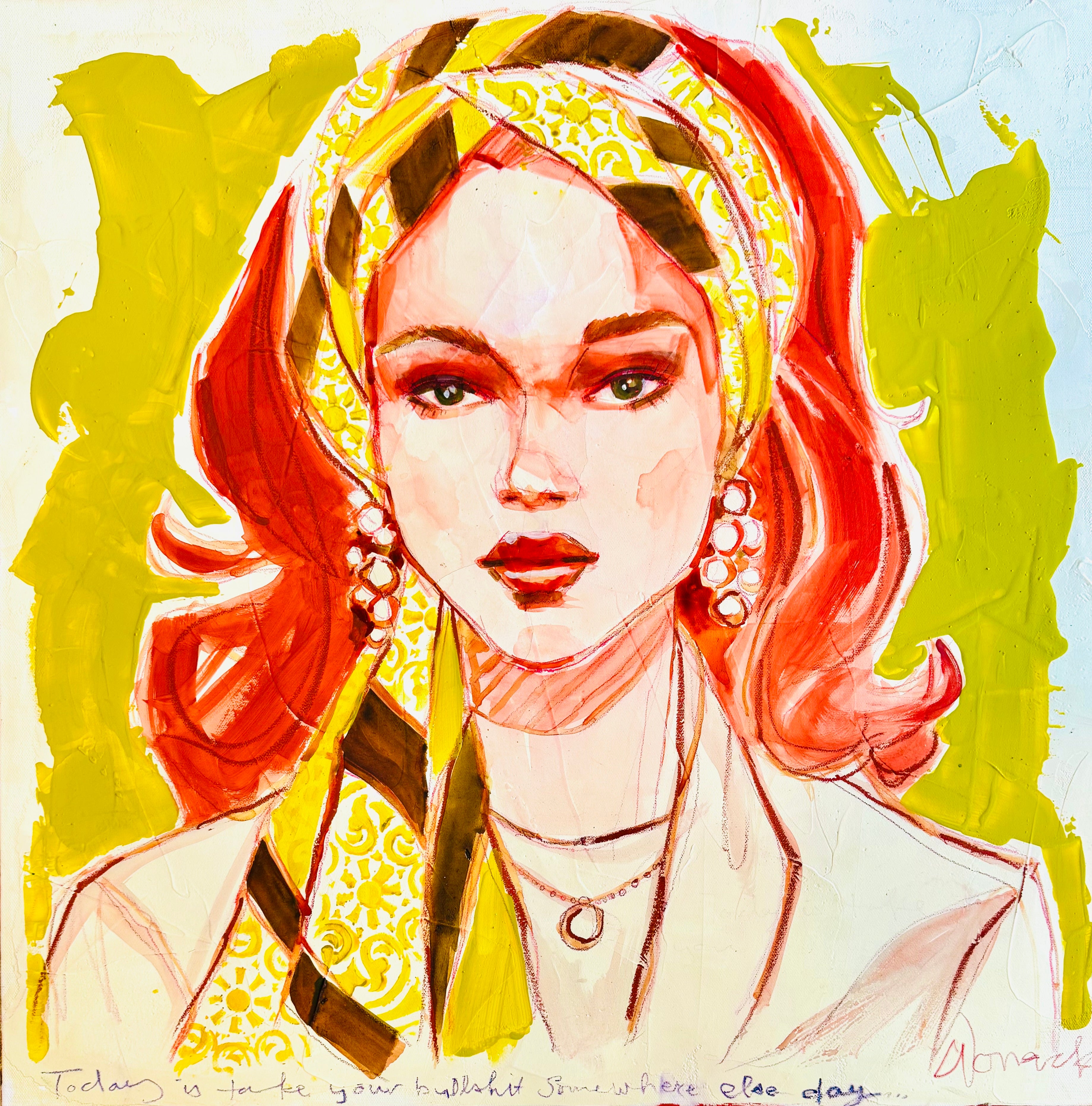 Today Is Take Your Bullshit Somewhere Else Day Print