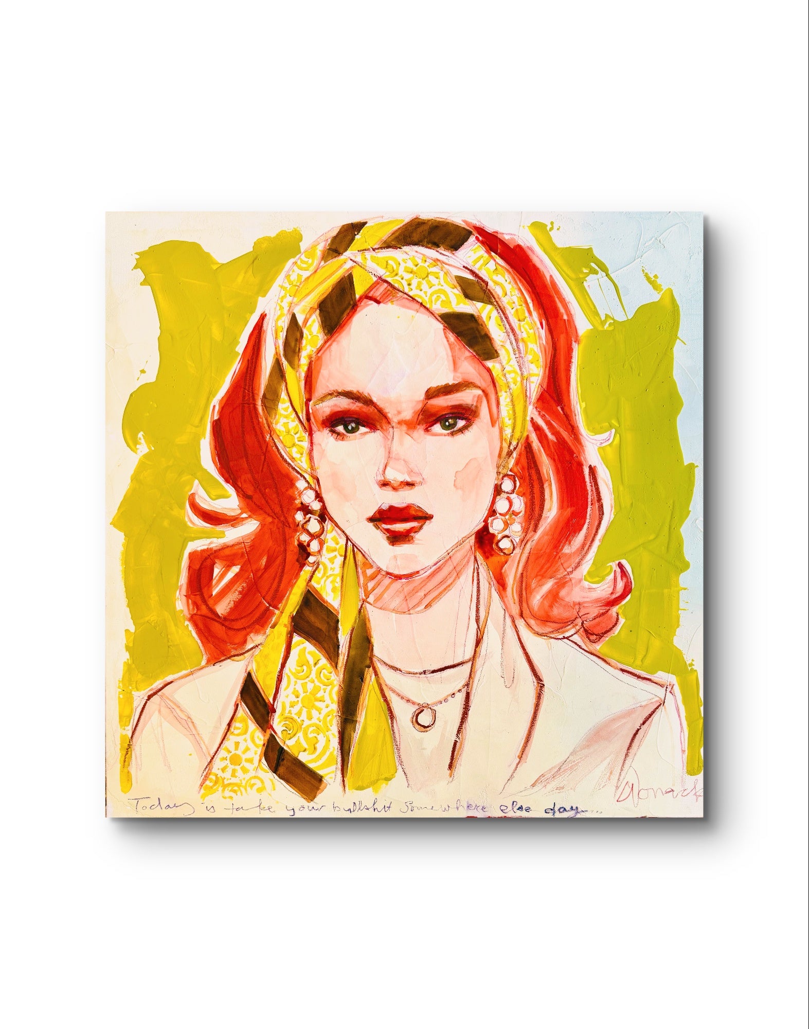 Today Is Take Your Bullshit Somewhere Else Day Print