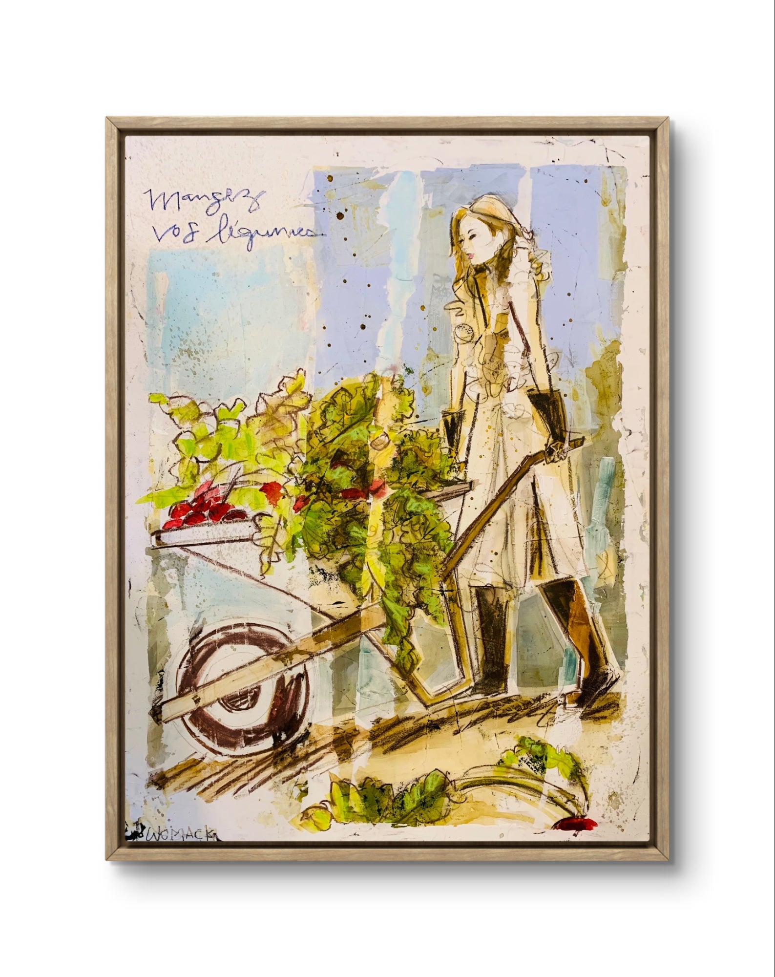SOLD Eat Your Vegetables Original Painting