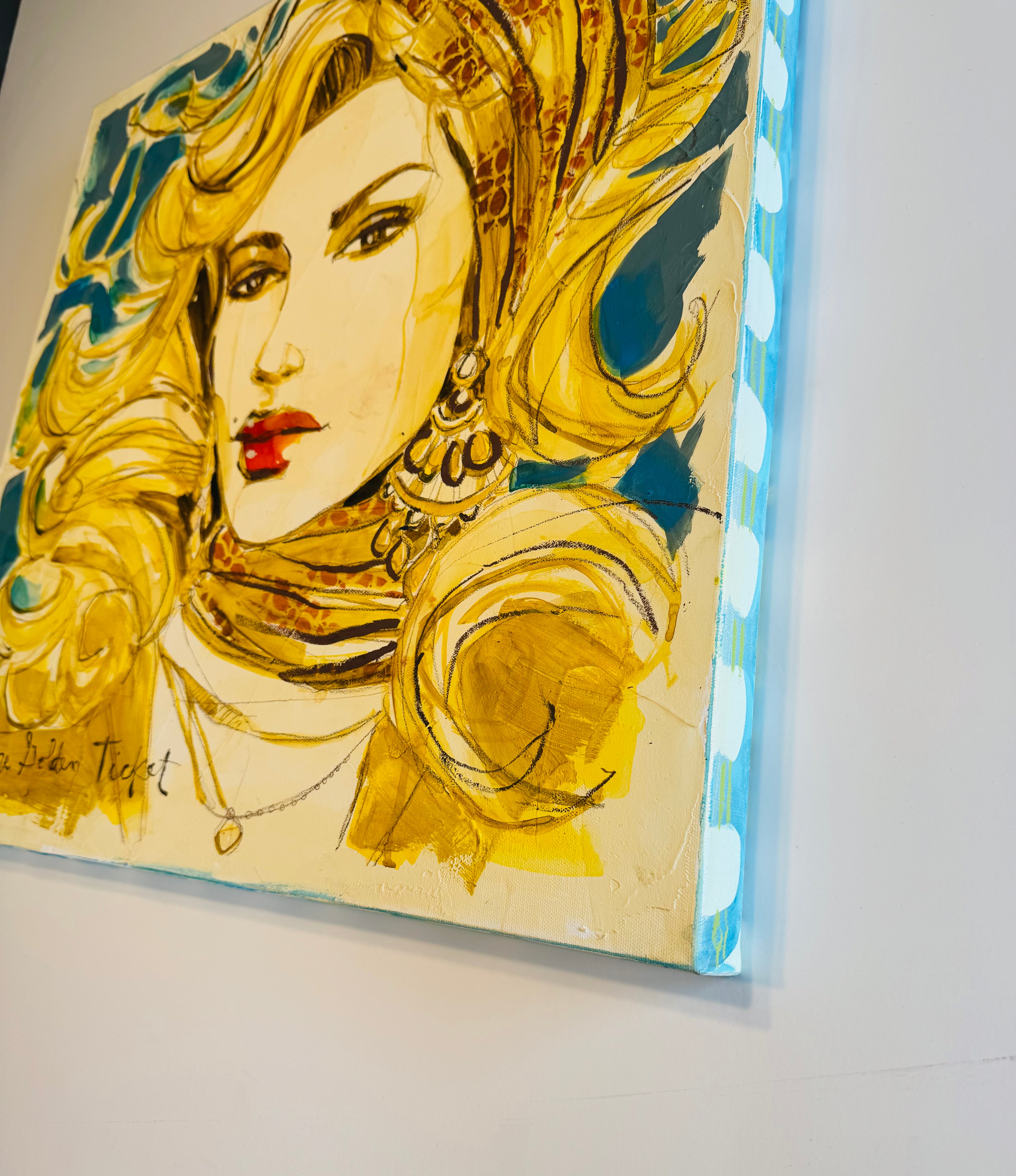 I’m The Golden Ticket Original Painting