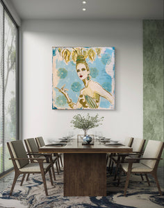 Let’s Go, Father Will Wire the Funds Original Painting