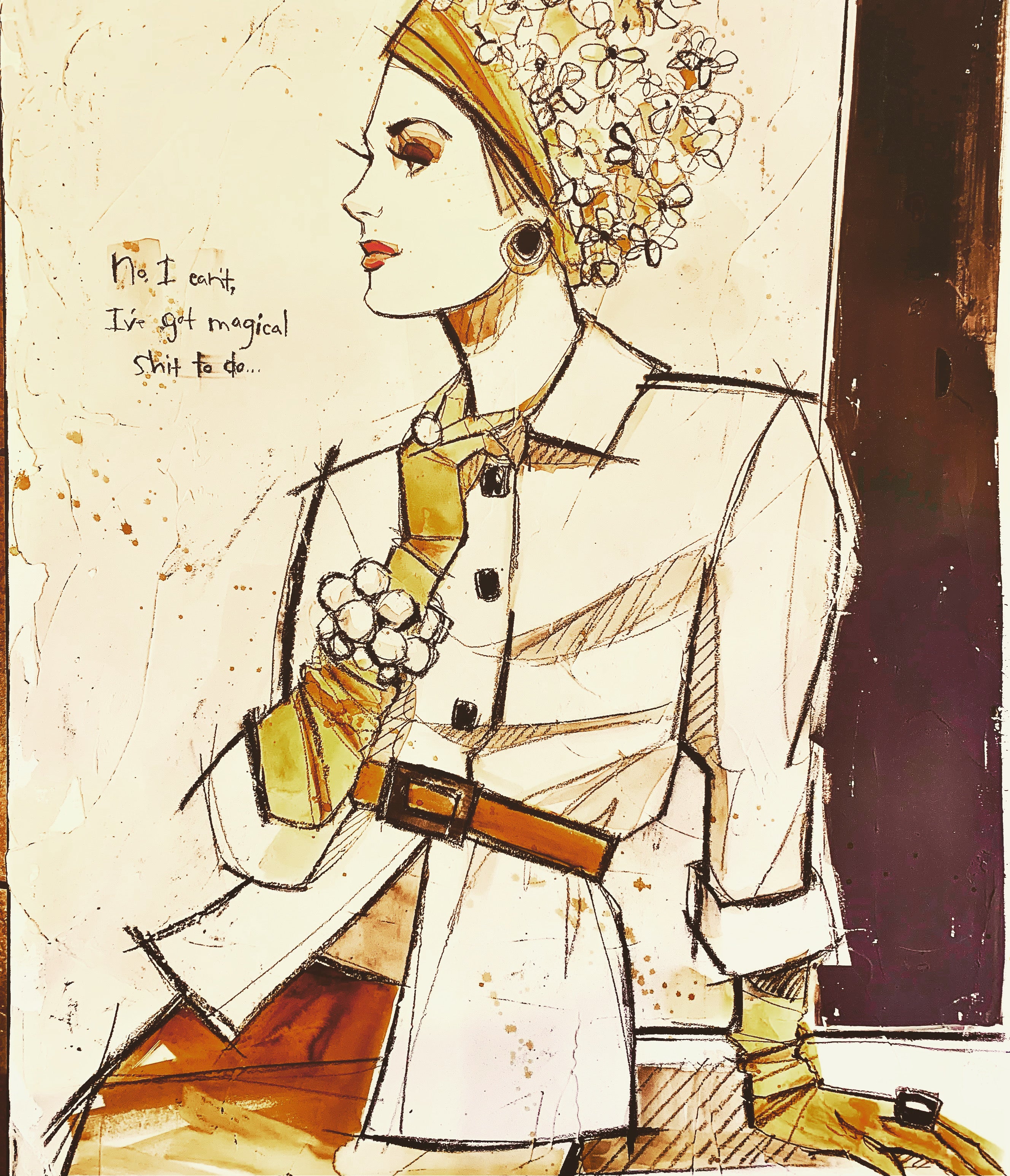 SOLD Magical Shit to do Original Painting