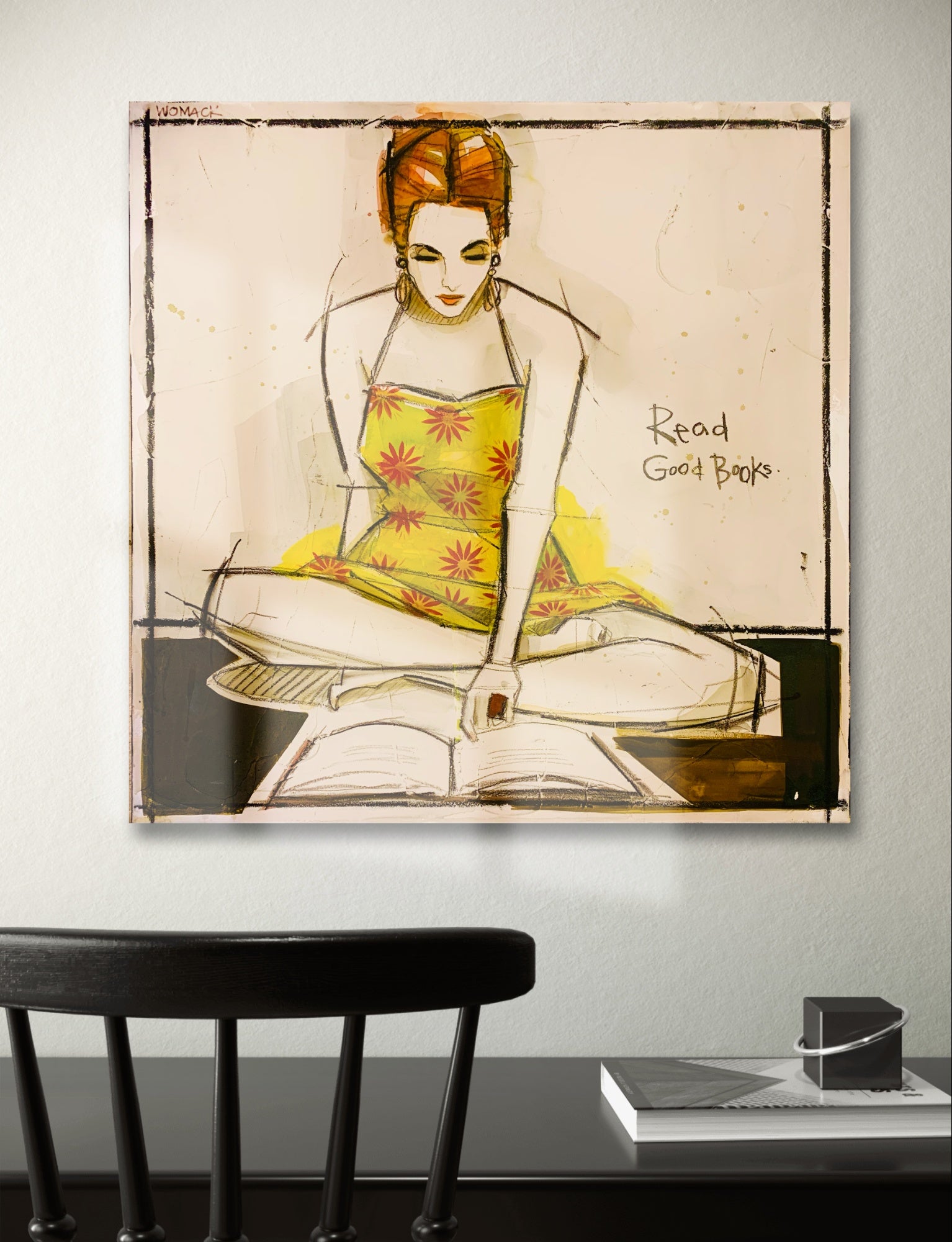 Read Good Books Original Painting