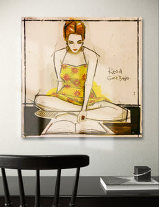 Read Good Books Original Painting