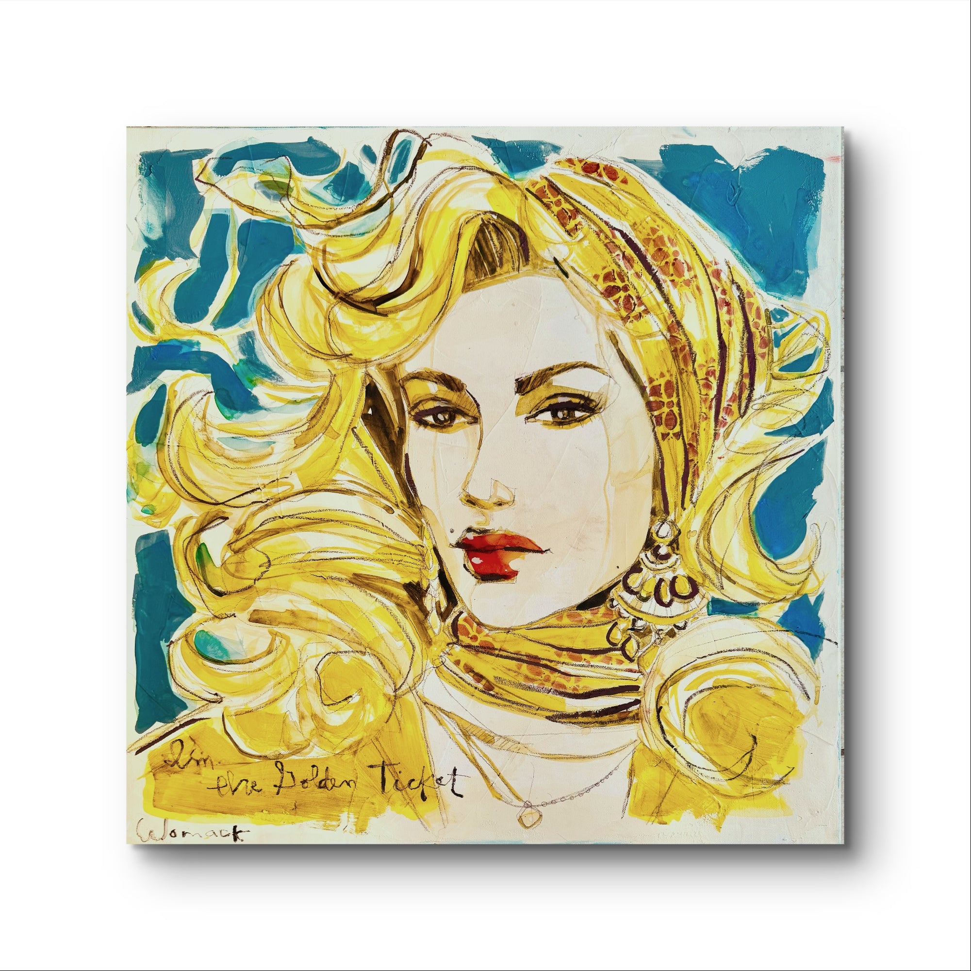 I’m The Golden Ticket Original Painting