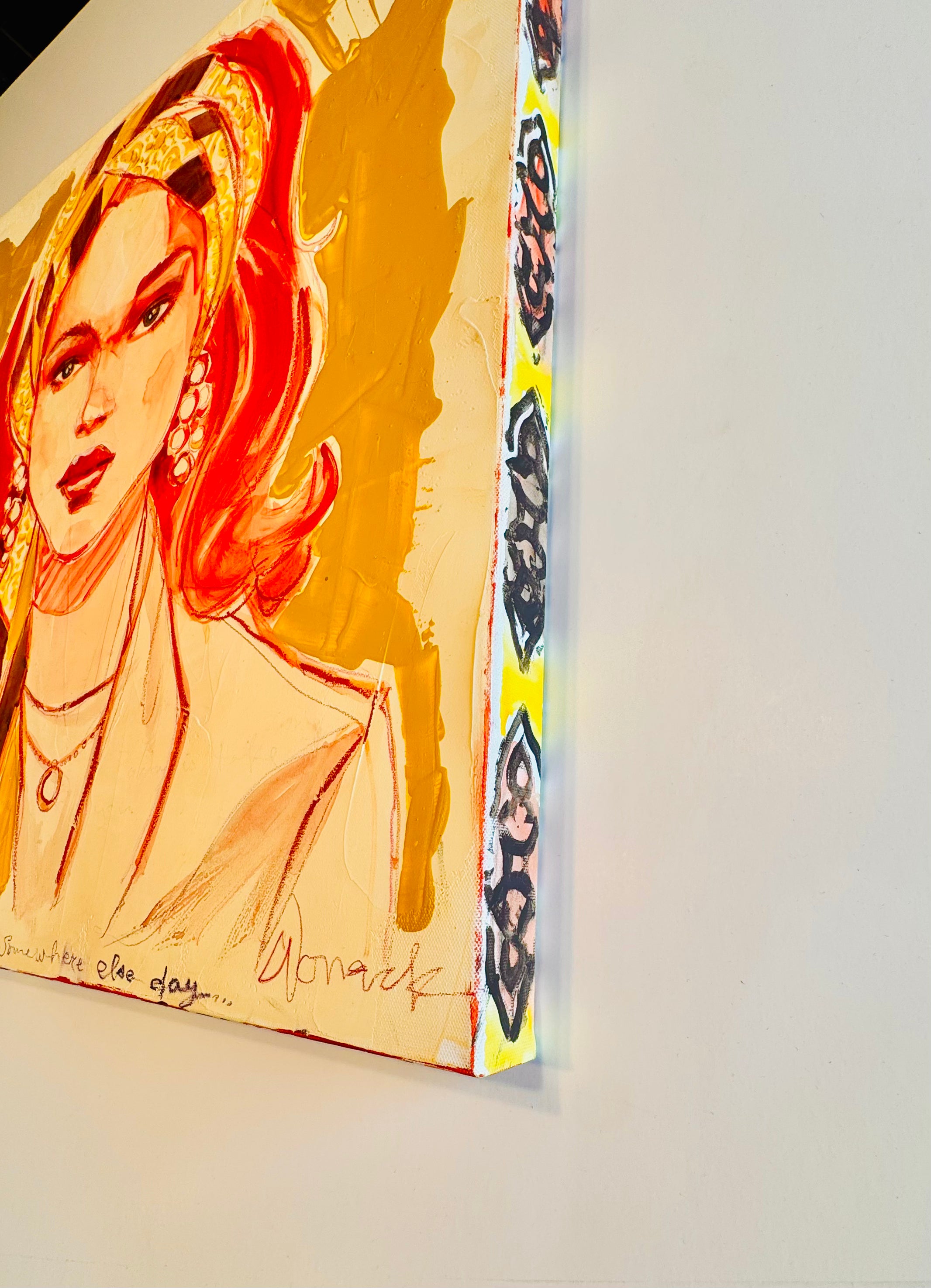 Today Is, Take Your Bullshit Somewhere Else Day Original Painting