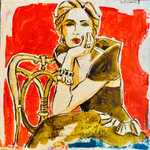 Everything I Love is Illegal, Expensive or Completely Unacceptable Original Painting