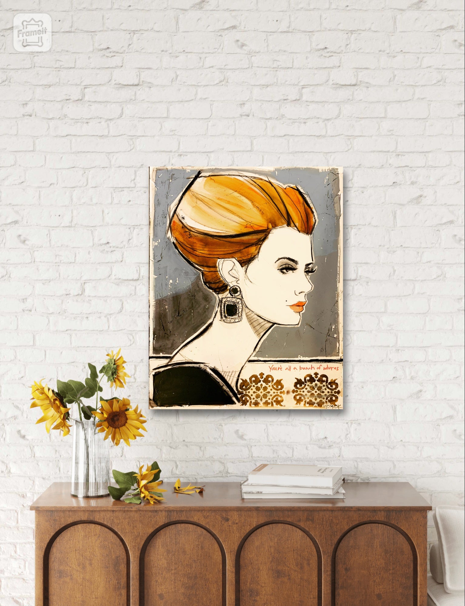 Bunch of Whores Original Painting
