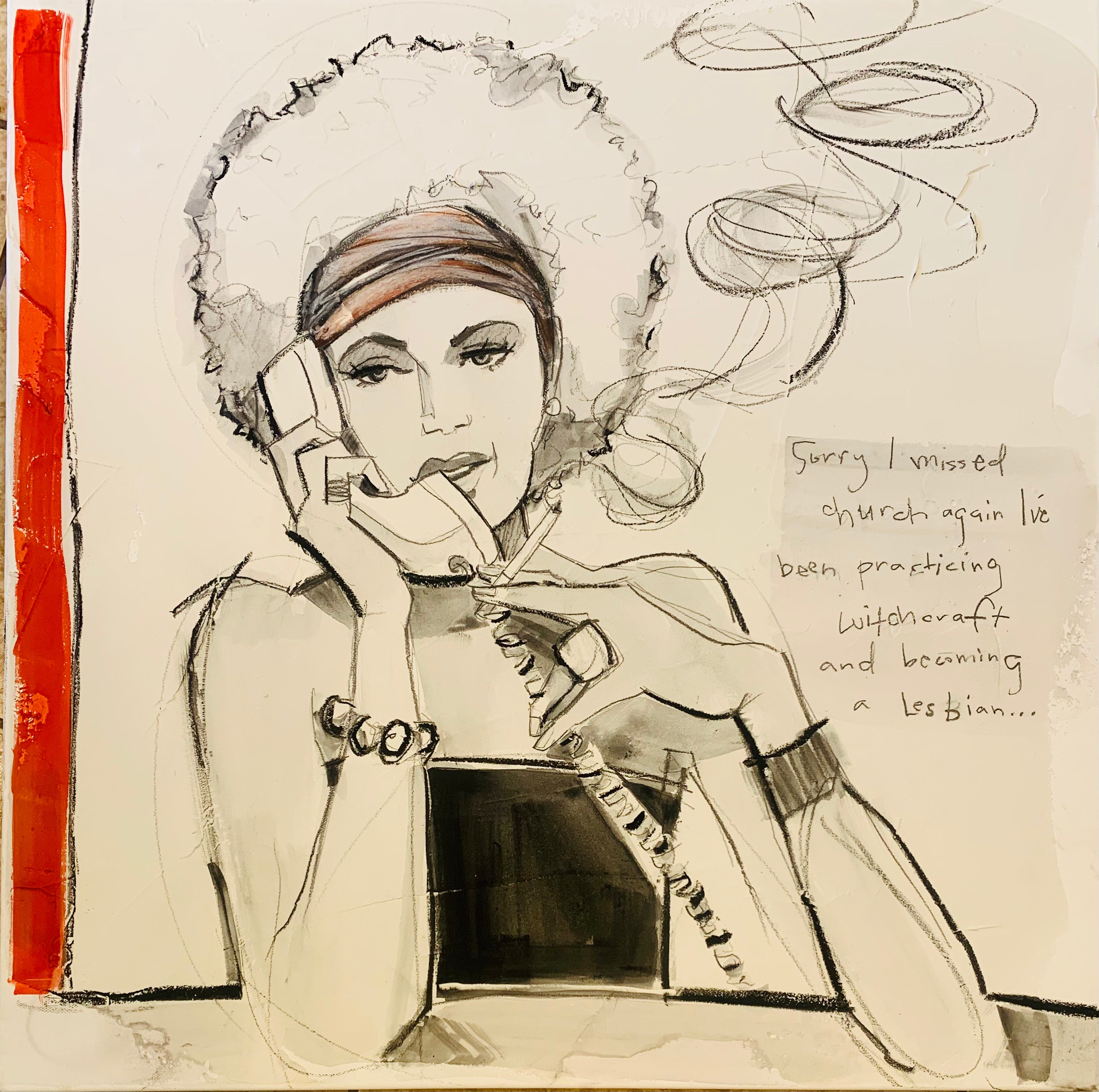I’ve Been Busy Original Painting