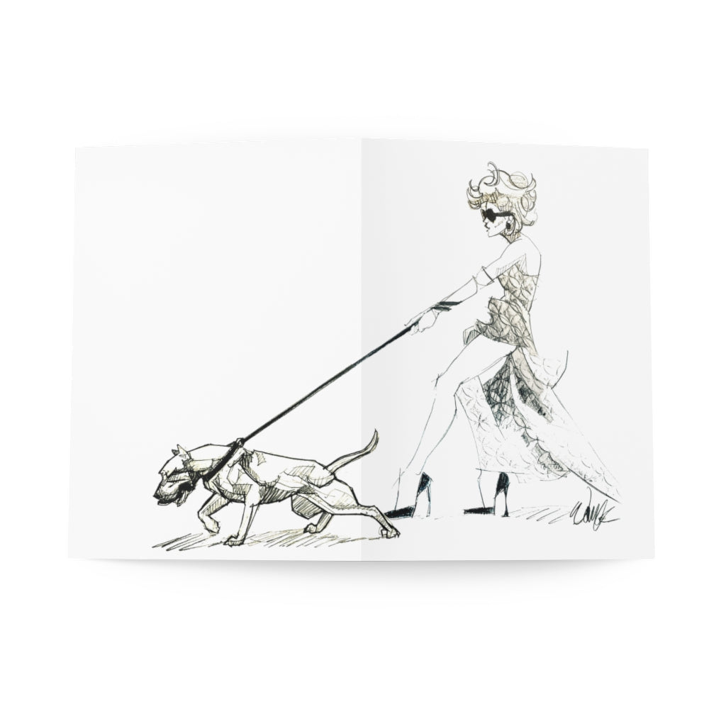 Do it in Stilettos or not at all Greeting Cards (8 pcs)