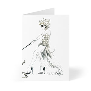 Do it in Stilettos or not at all Greeting Cards (8 pcs)