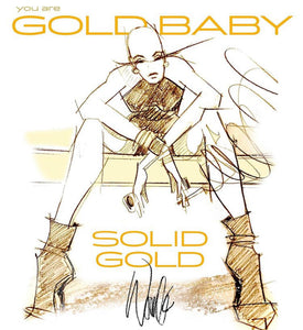Solid Gold print