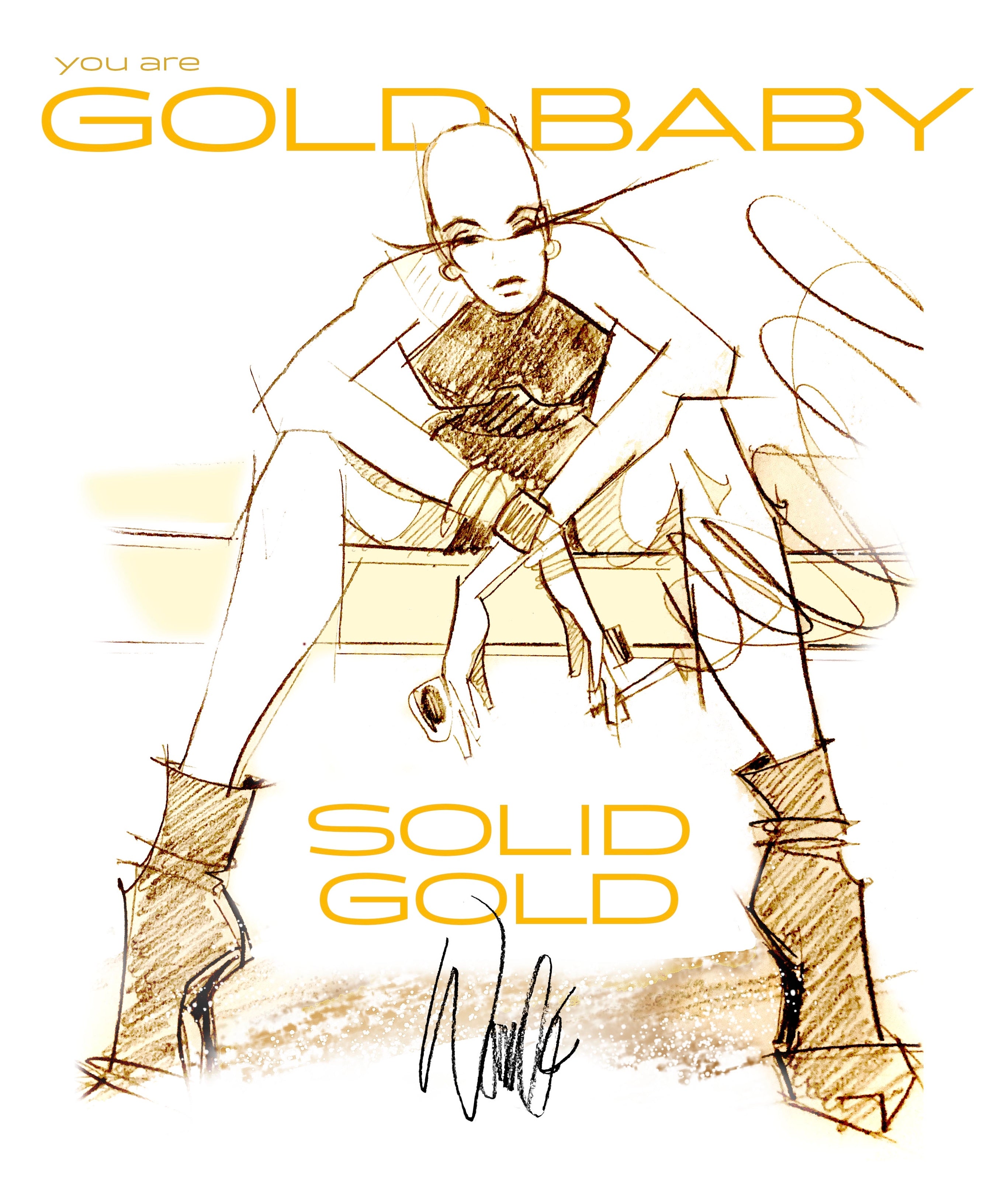 Solid Gold Tee