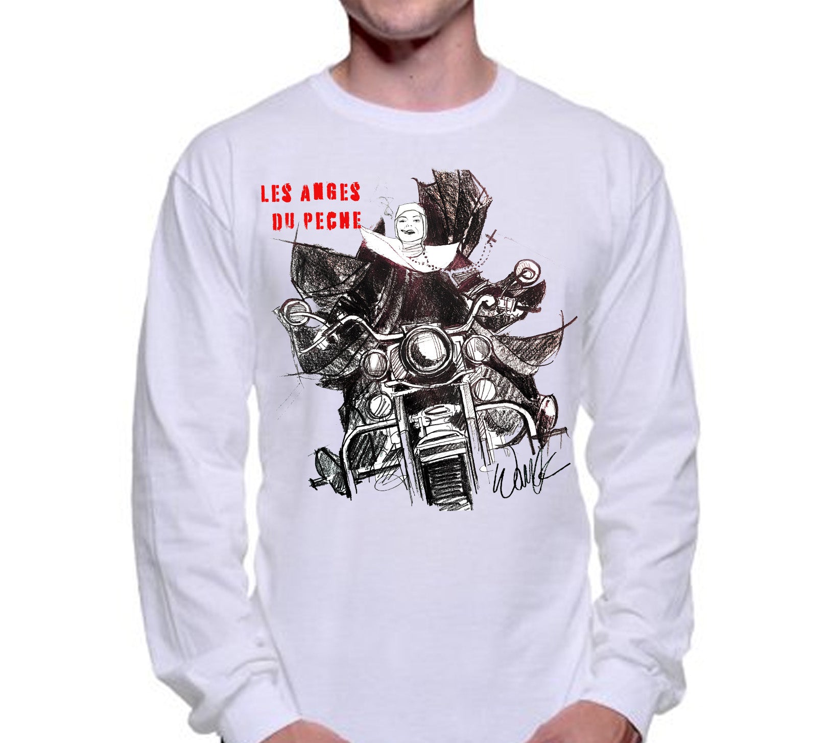 Angel of Sin long sleeve t-shirt
