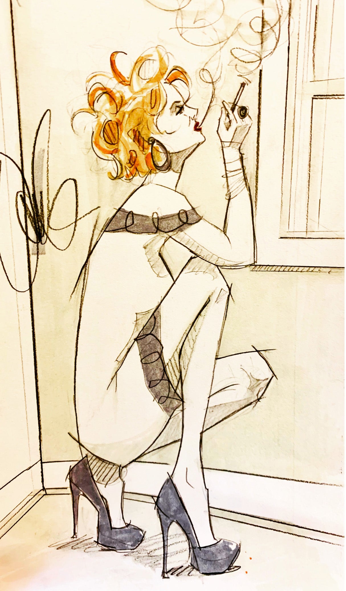 Ask the universe Original Sketch