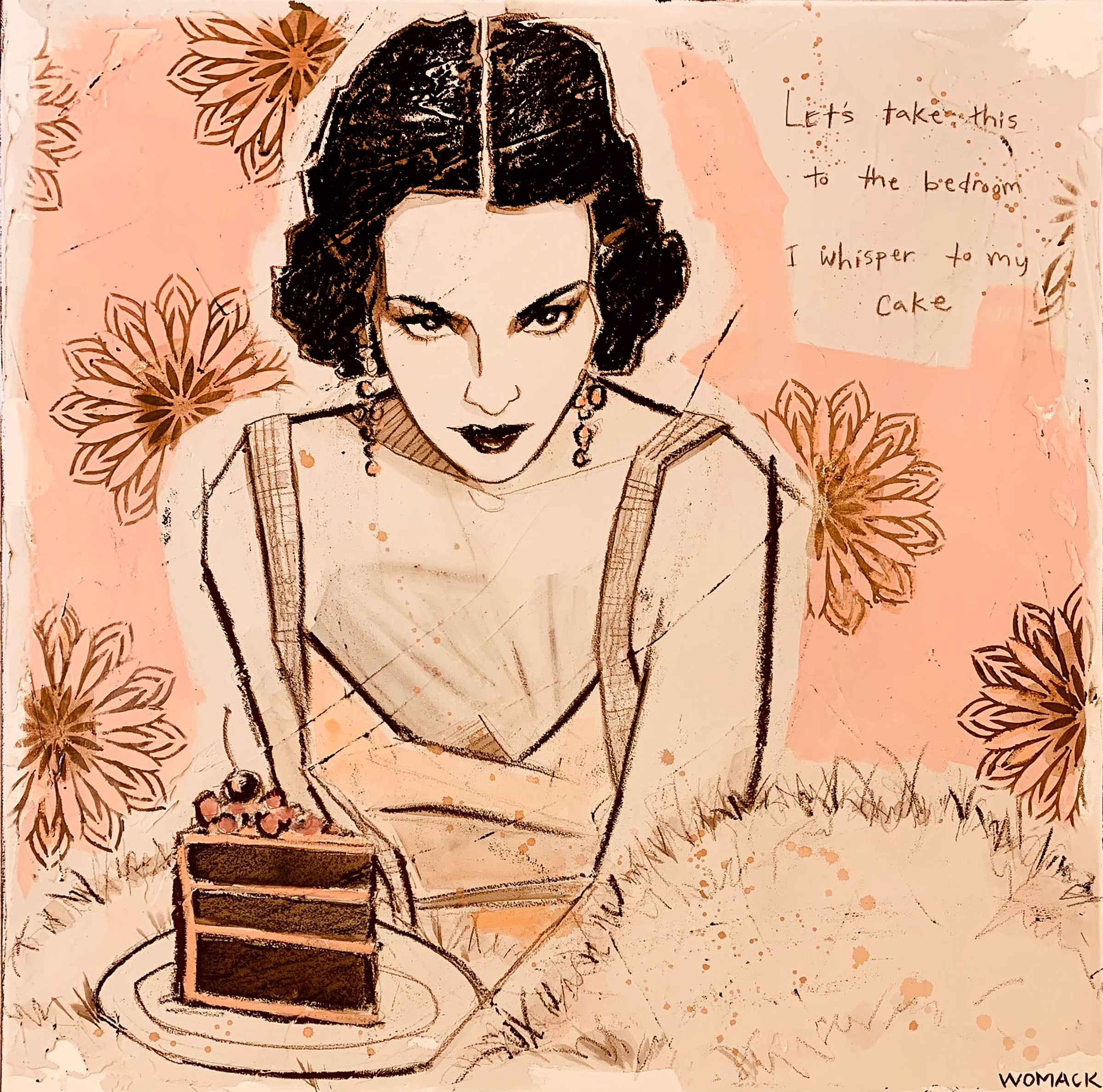 SOLD Cake Original Painting