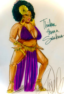 Thicker than a Snickers Original Sketch SOLD