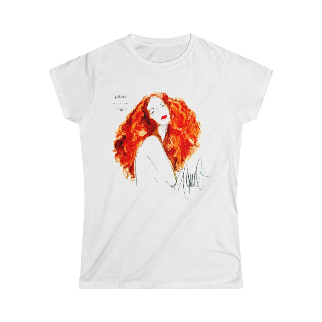Play with my Hair Fitted Tee