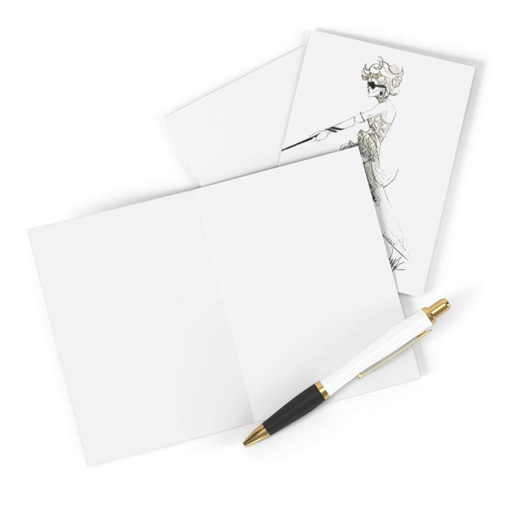 Do it in Stilettos or not at all Greeting Cards (8 pcs)