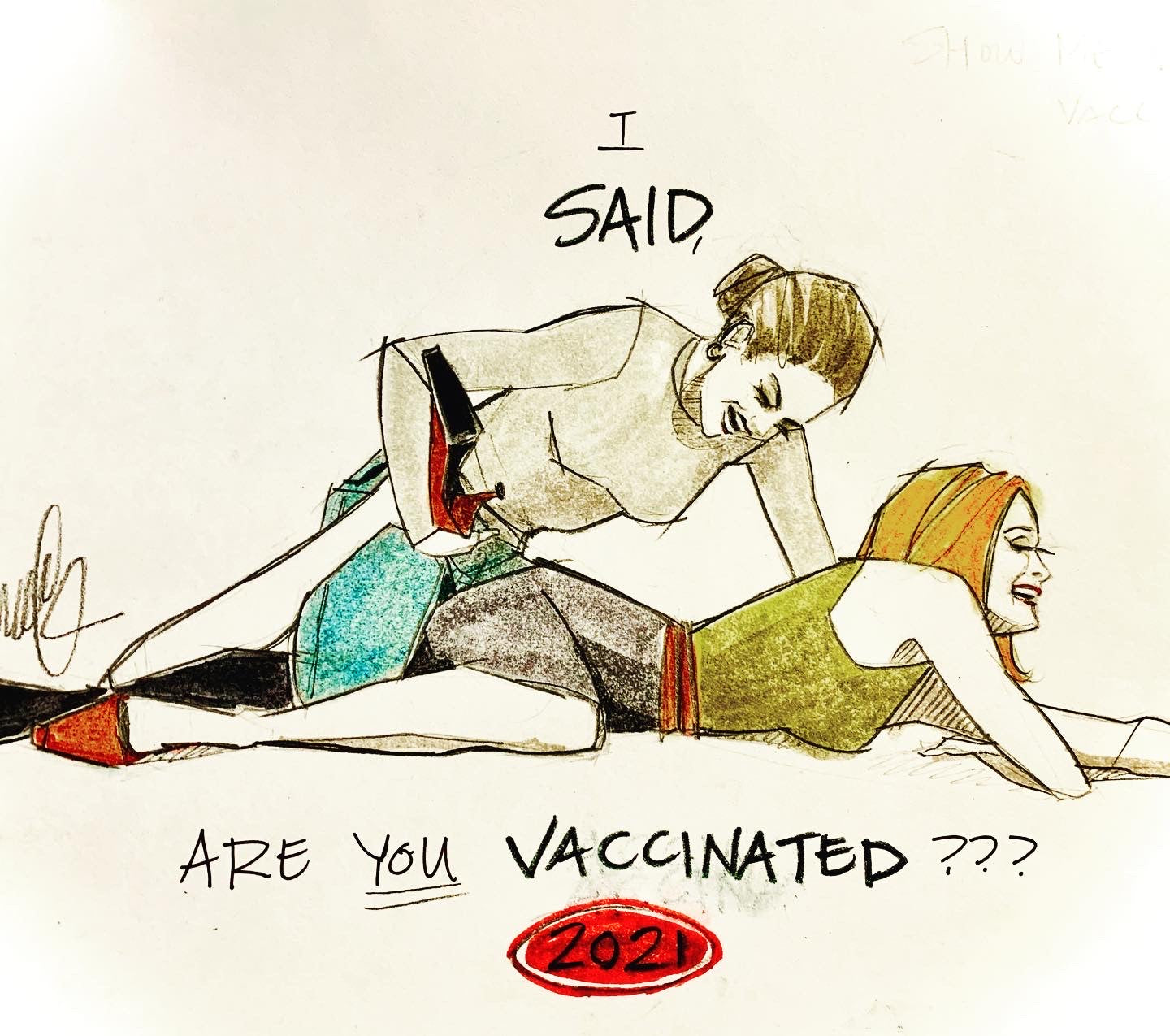Are you vaccinated Original Sketch