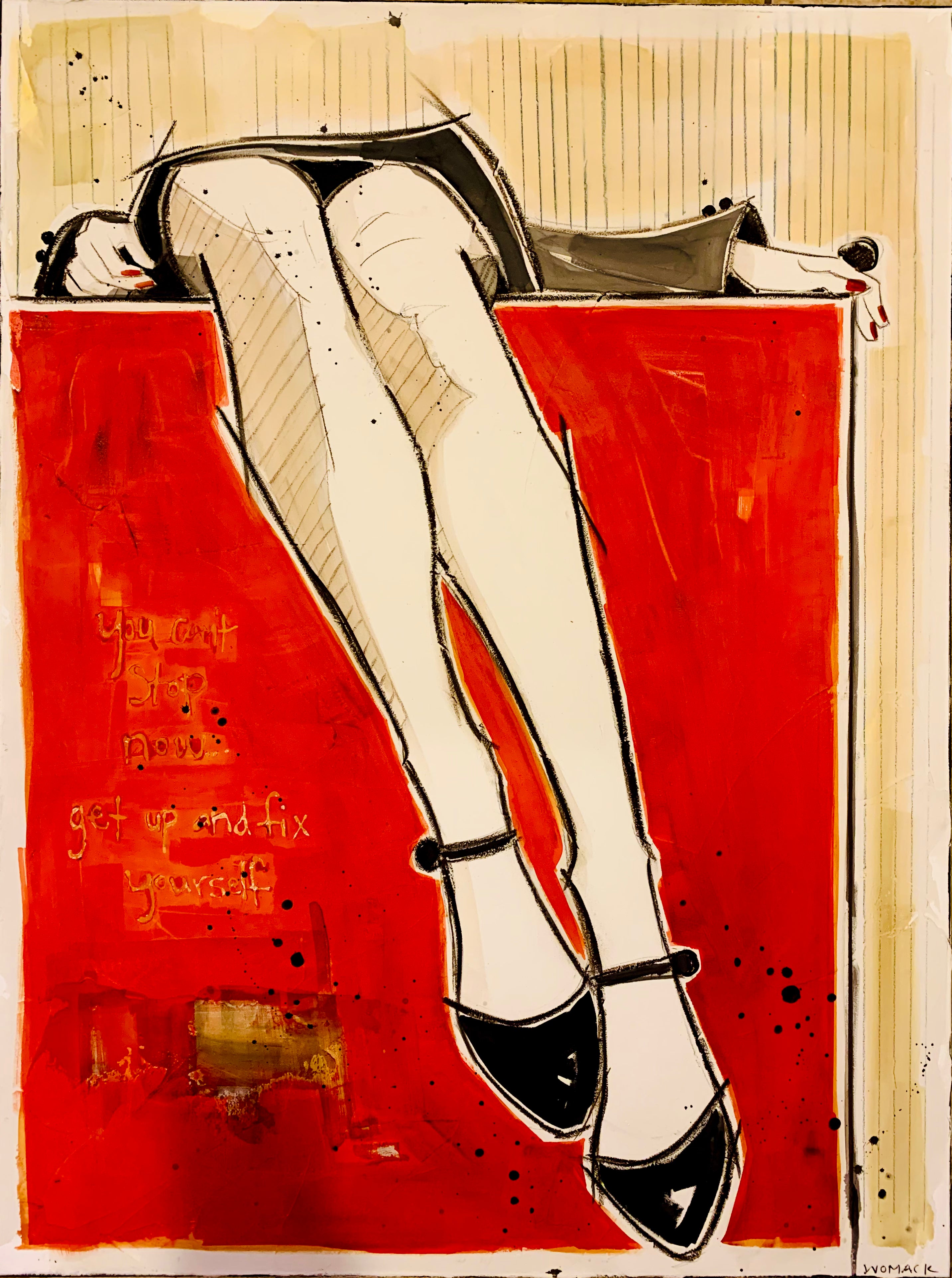 SOLD Fix Yourself Original Painting