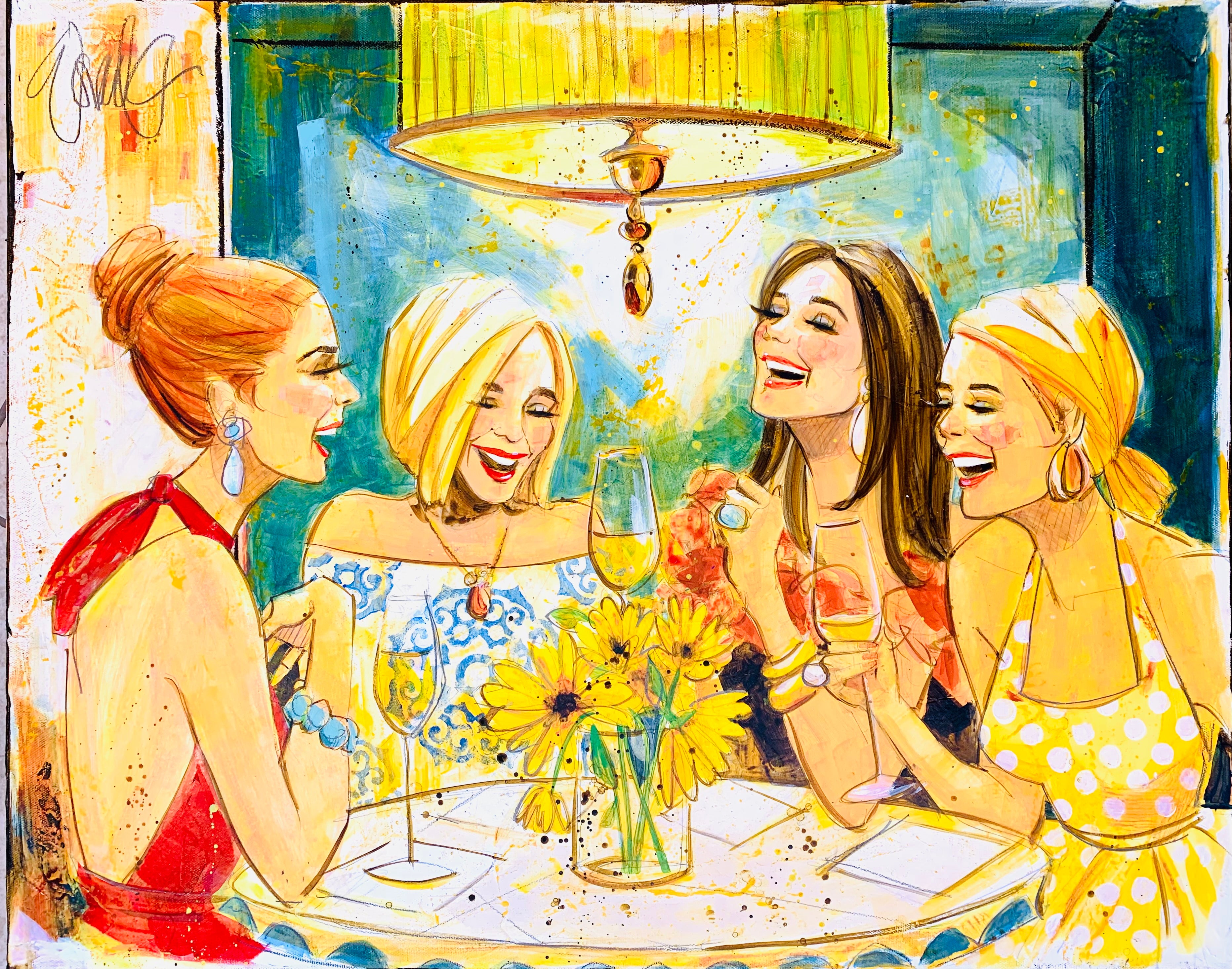 SOLD Brunch (is) Life Original Painting