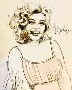Marilyn in Spring Original Sketch