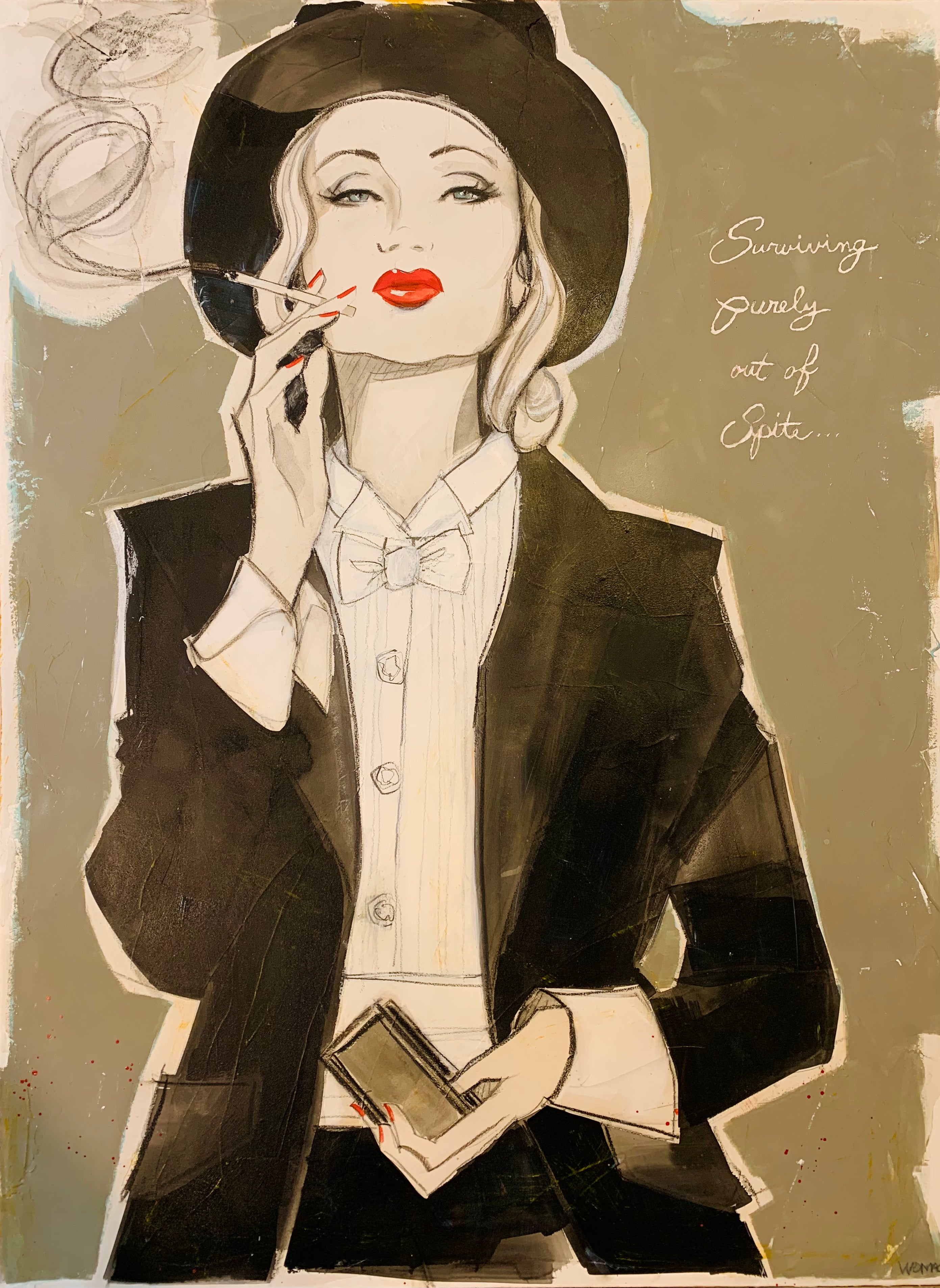 Surviving Purely out of Spite Print
