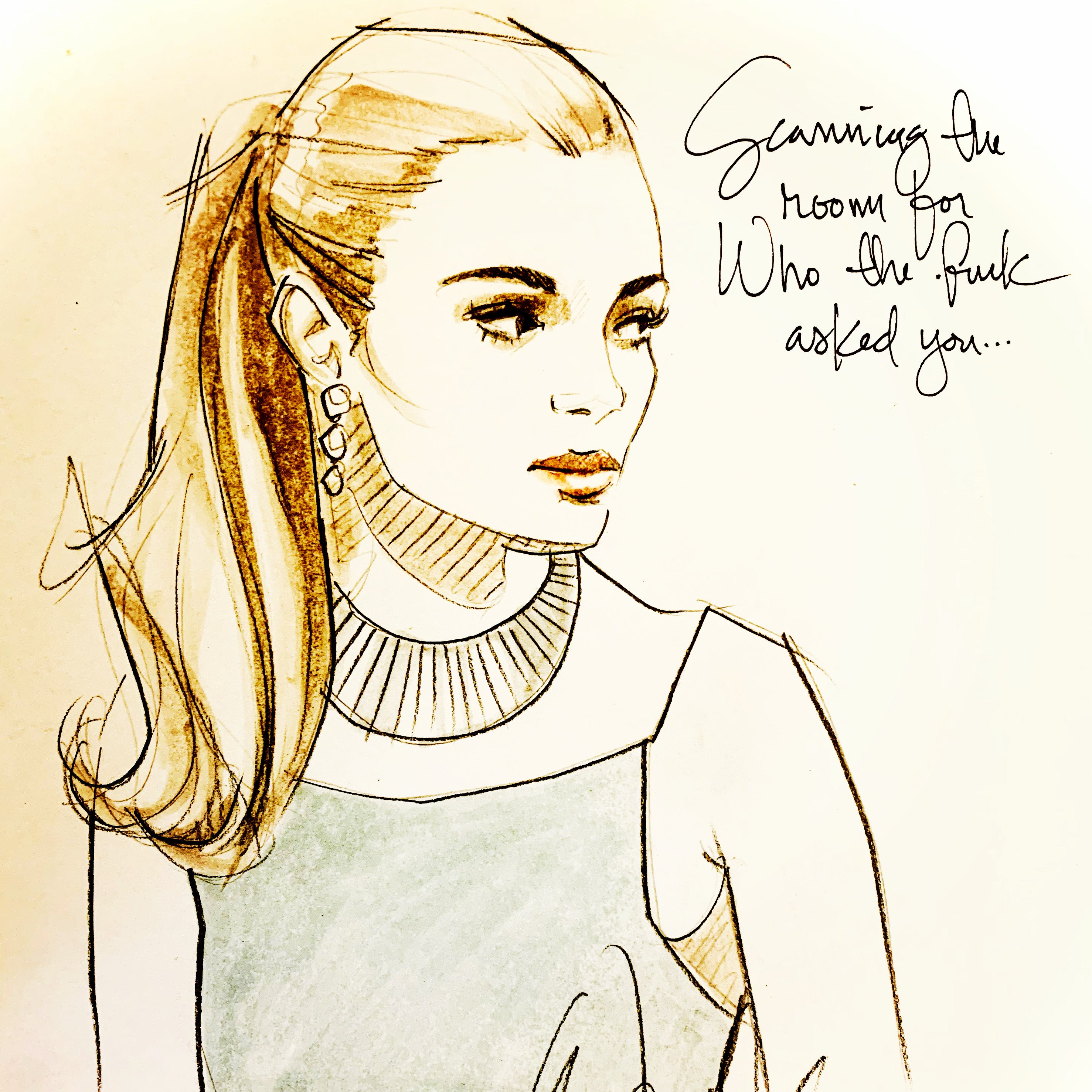 Who asked you Original Sketch