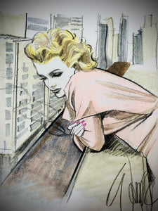 Rooftop Marilyn print