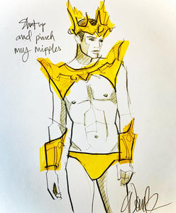 Pinch Me Original Sketch