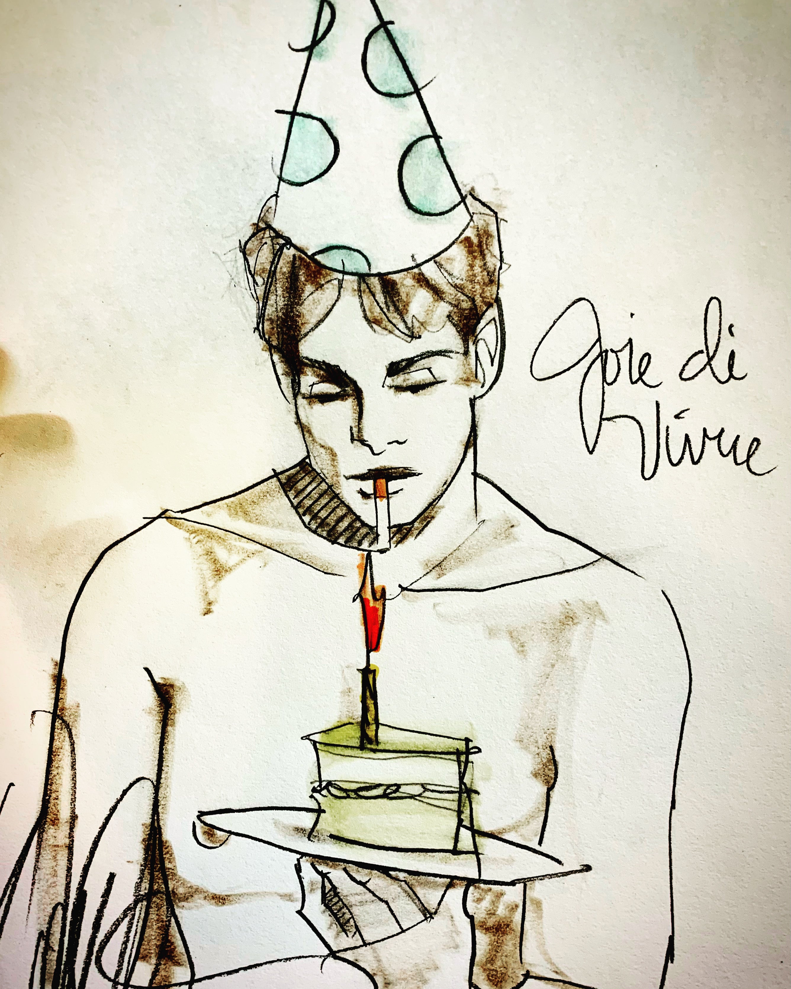 Joei de Vivre Original Sketch