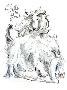 Smells Like Gucci Original Sketch