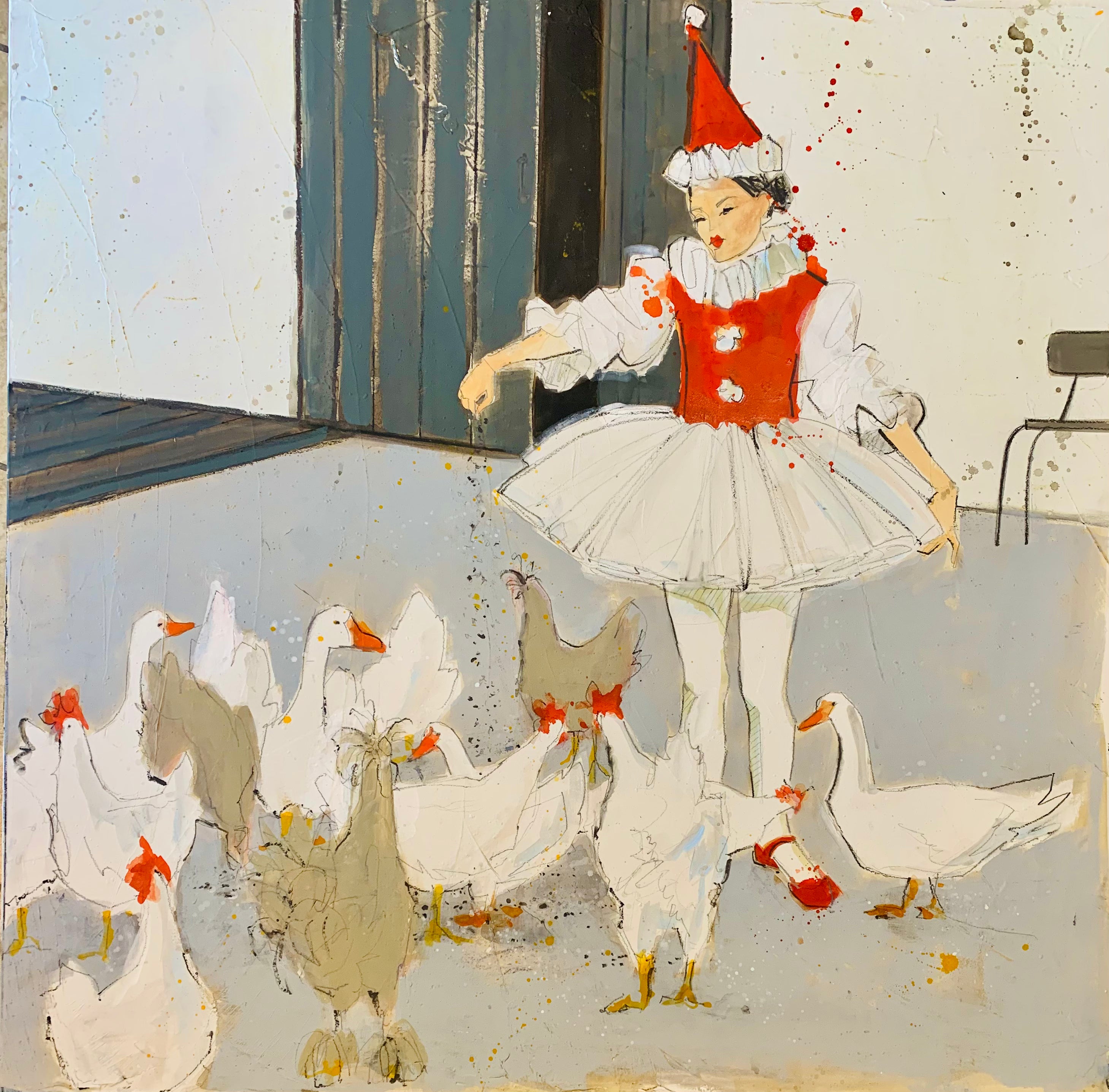 I’d Rather be Dancing Original painting