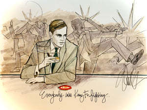 Kung Fu Fighting Original Sketch