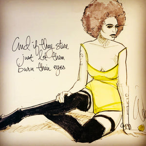 Hold your head up Original Sketch