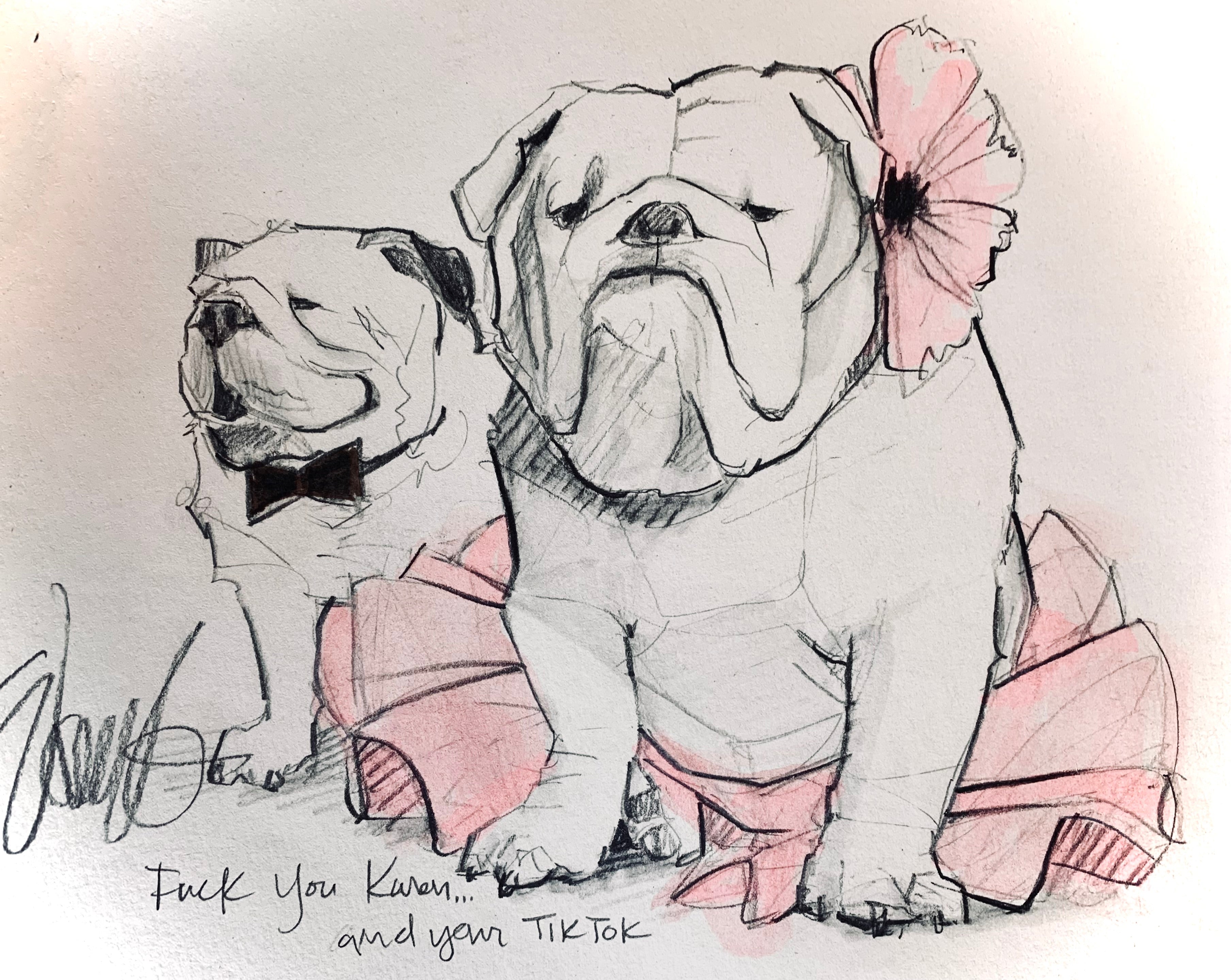 F off Karen  Original Sketch